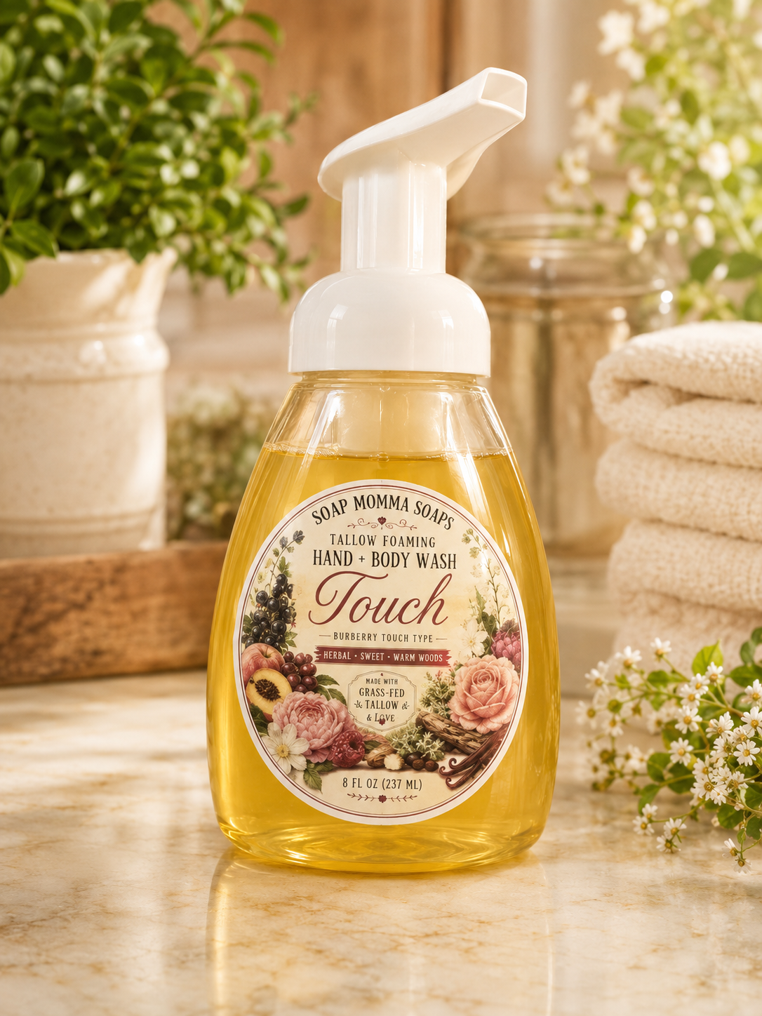 ✨ Touch Tallow Foaming Hand + Body Wash ✨