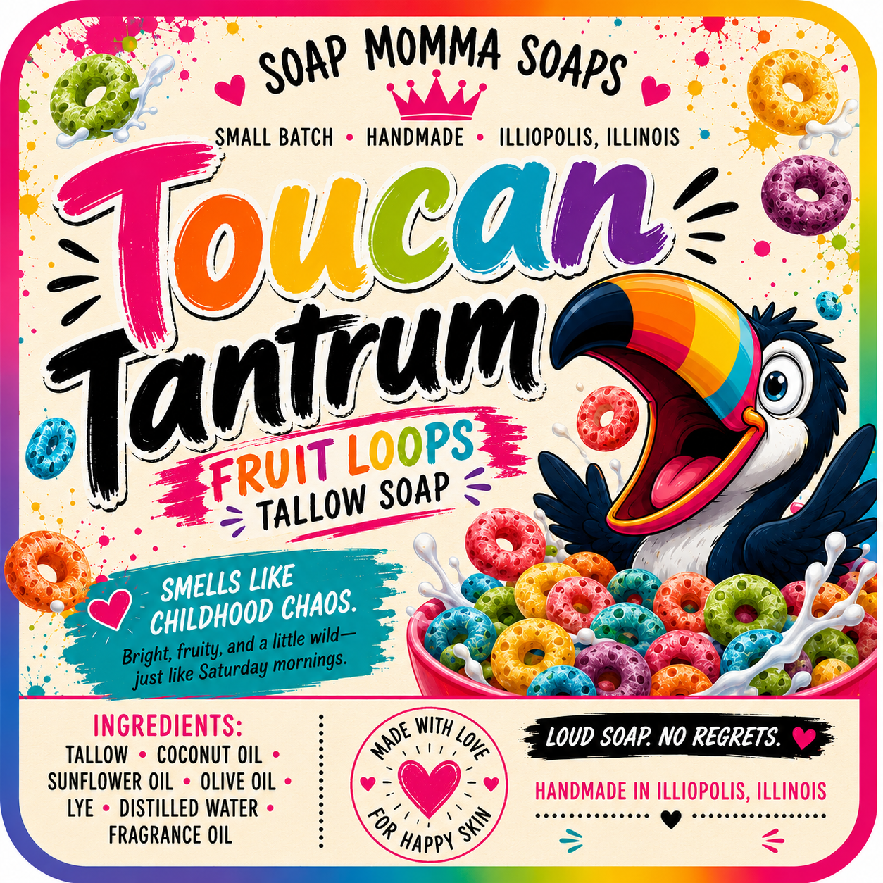 Toucan Tantrum / Grass-Fed Tallow Soap