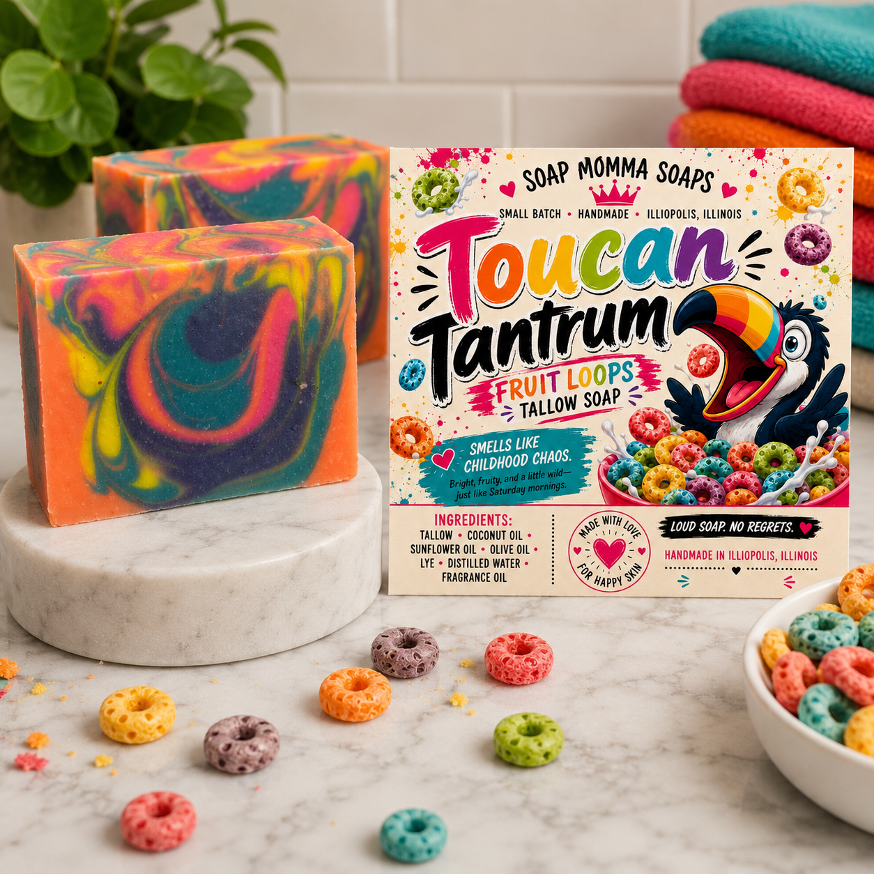 Toucan Tantrum / Grass-Fed Tallow Soap