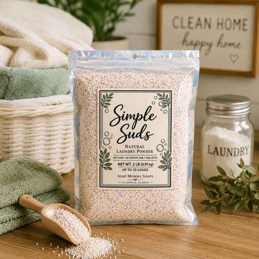 Simple Suds – Big Bag Clean | Natural Laundry Powder (2 lb)