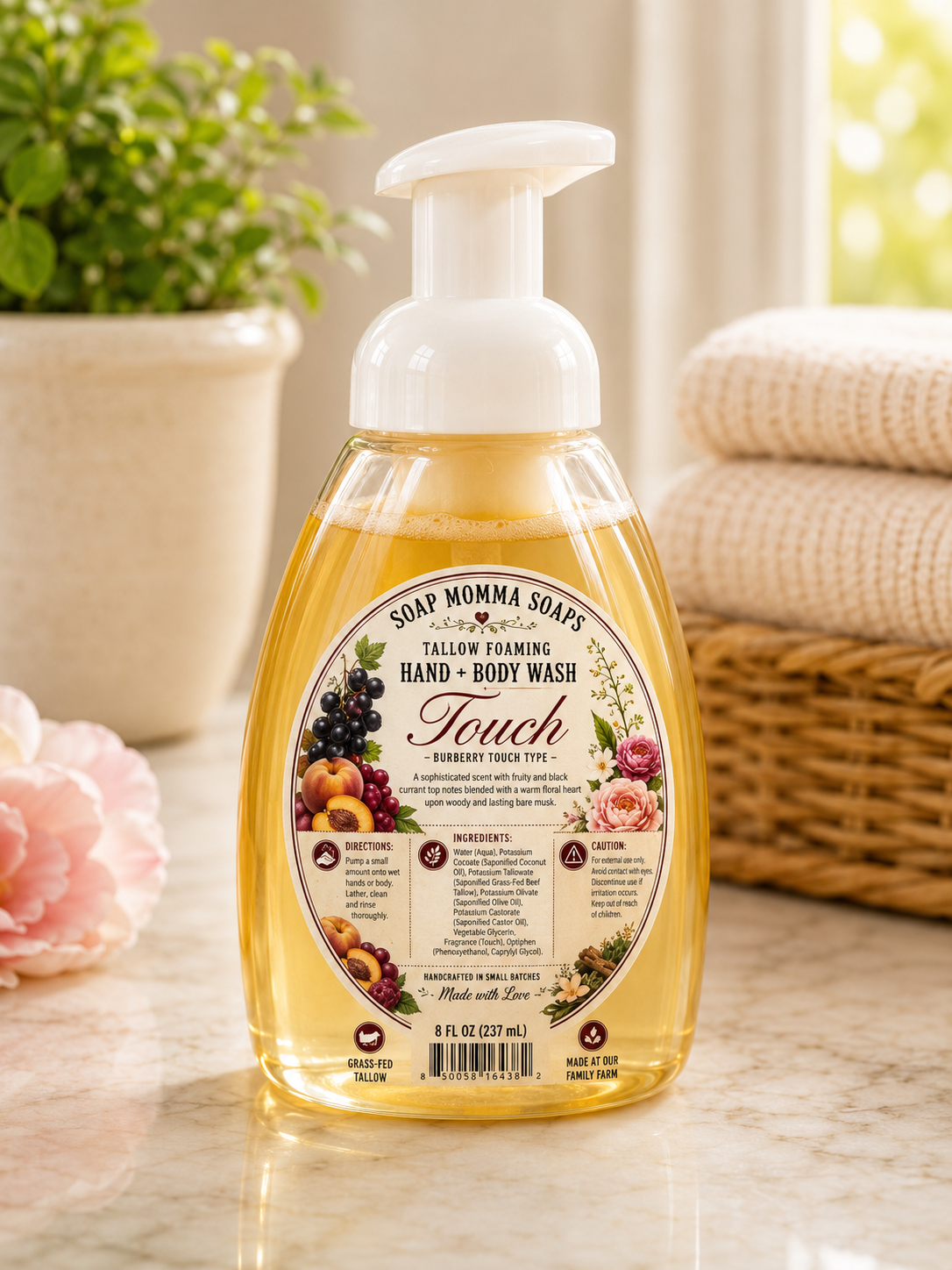 ✨ Touch Tallow Foaming Hand + Body Wash ✨