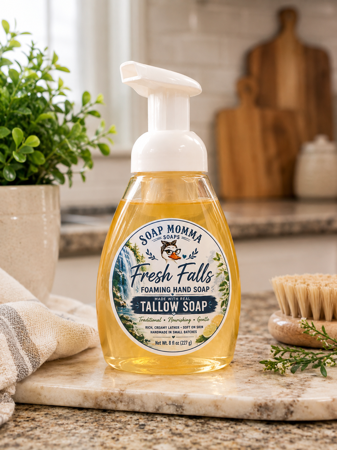 💦 Fresh Falls Tallow Foaming Hand Soap